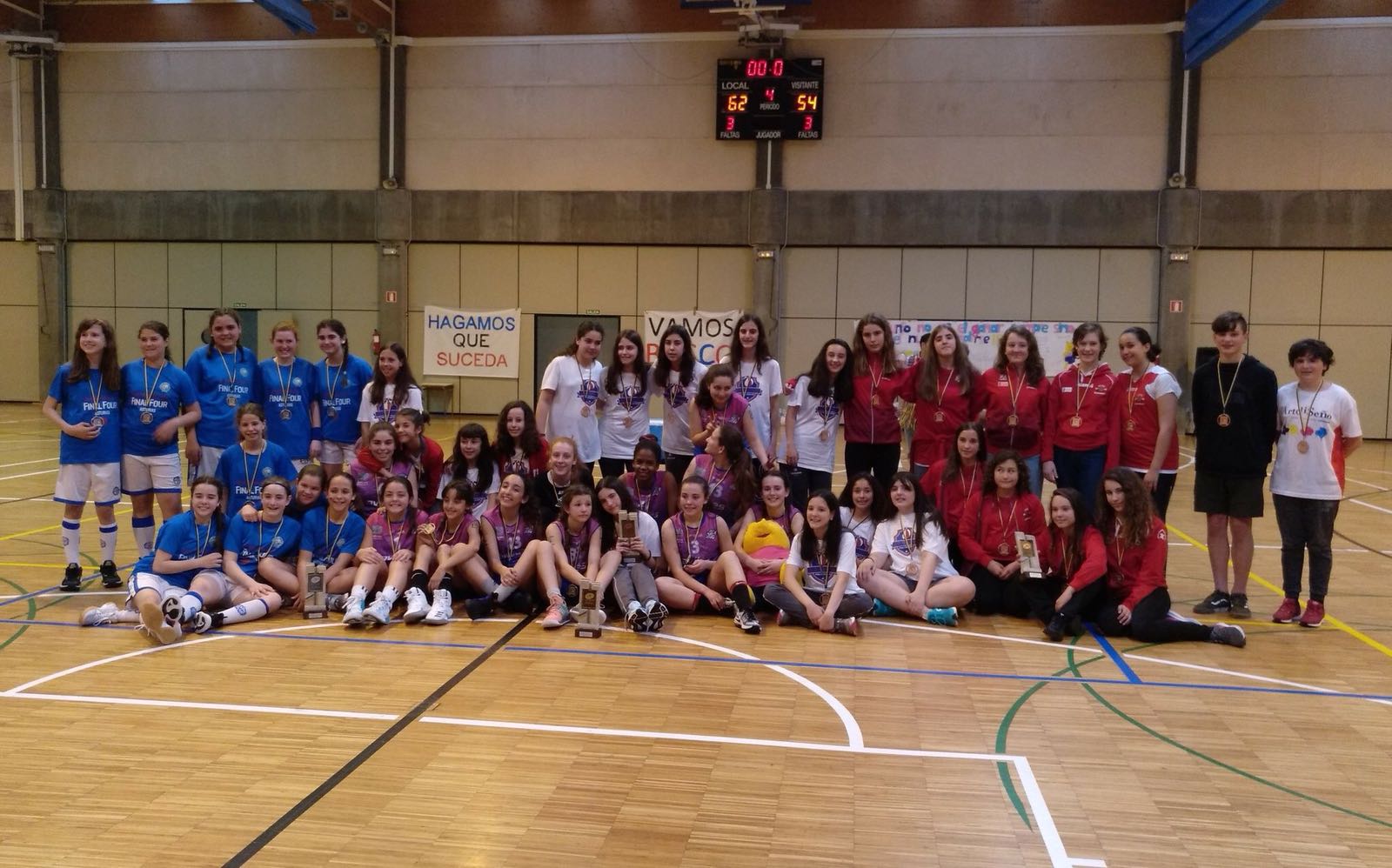 Campeonas de Asturias Infantil B